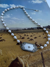 Load image into Gallery viewer, Silver and Pearl Necklace
